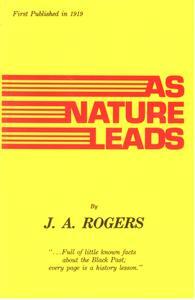 As a Nature Leads J.A. Rogers